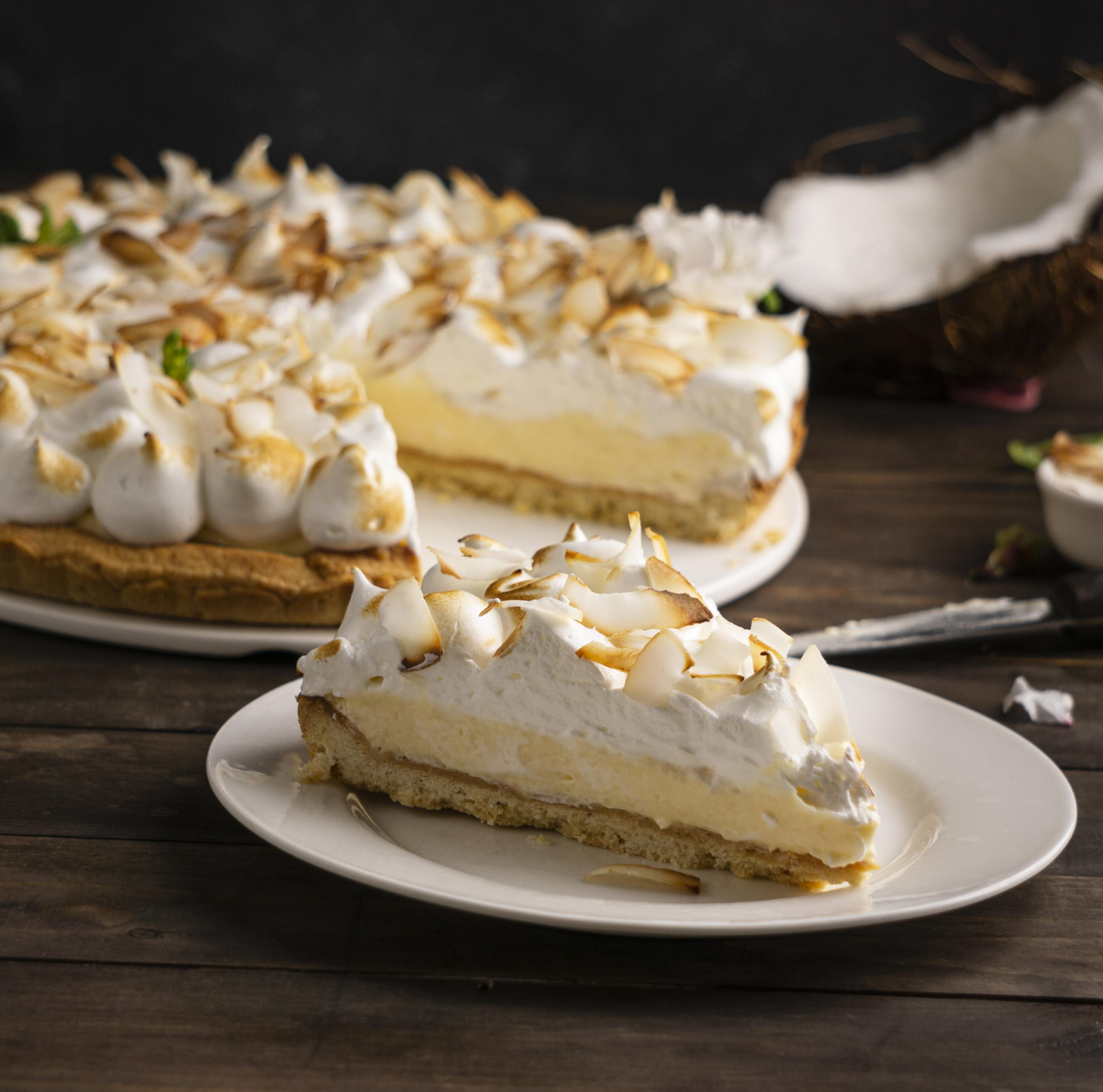 Tarte citron meringuée