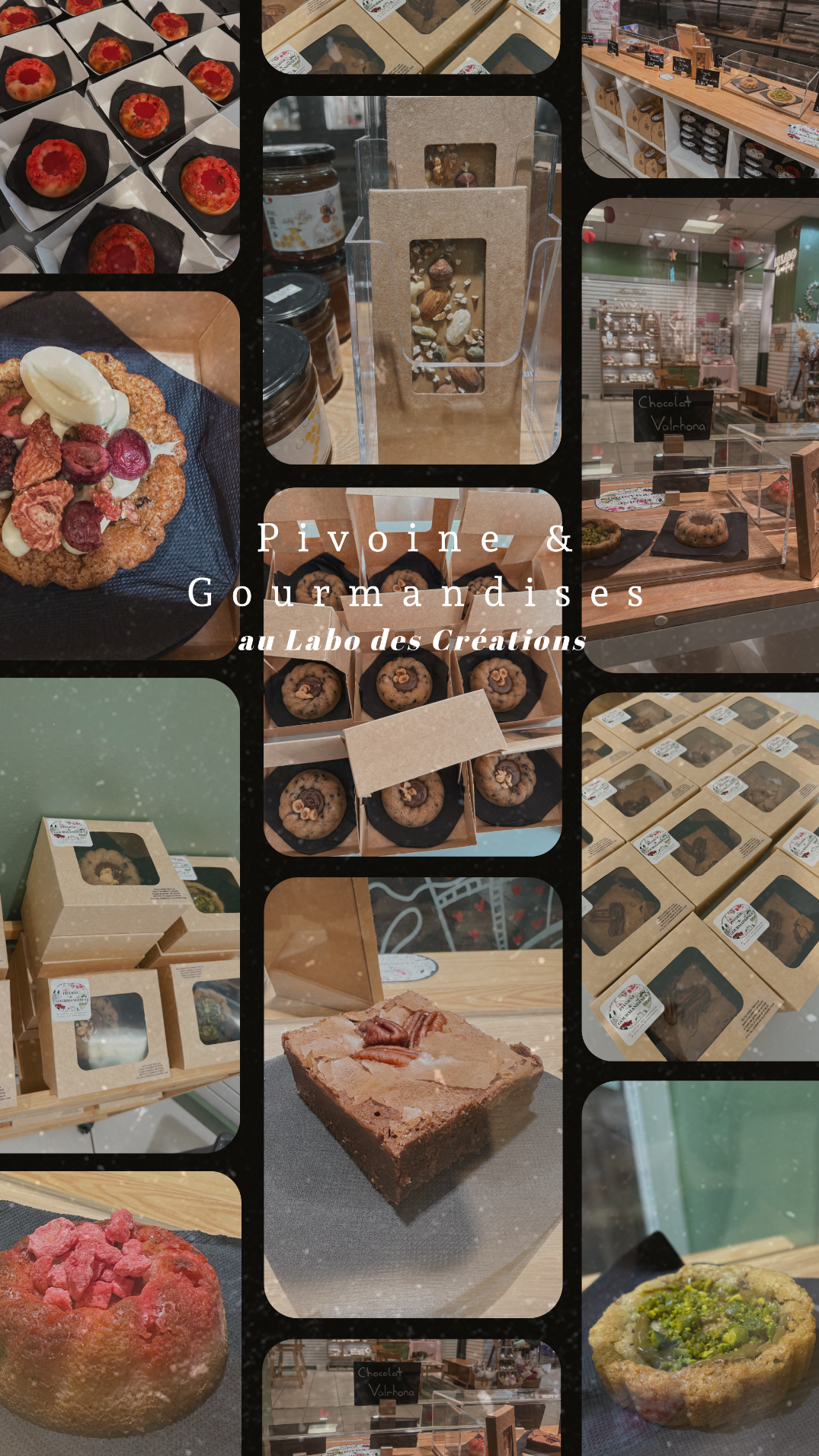 Pivoine & Gourmandise au pop-up du labo des créations